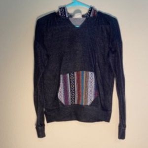 Sweater with hoodie